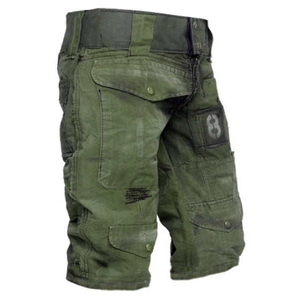 Men's Vintage Outdoor Wear-Resistant Tactical Shorts