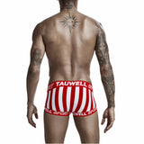 Men's Fashion Casual Vertical Striped Boxer Briefs