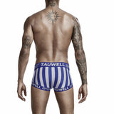 Men's Fashion Casual Vertical Striped Boxer Briefs