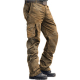 Men's Outdoor Multi-bag Cotton Sports Casual Cargo Pants