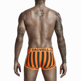 Men's Fashion Casual Vertical Striped Boxer Briefs