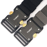 Men's Outdoor Nylon Quick Dry Aluminum Alloy Buckle Tactical Belt
