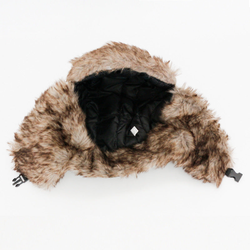 Men's Outdoor Camouflage Windproof Warm Fleece Ear Protection Hat