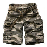 Men's Casual Camouflage Breathable Lightweight Cargo Shorts