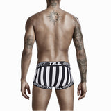 Men's Fashion Casual Vertical Striped Boxer Briefs