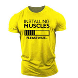 Men's fitness short sleeve T-shirt