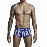 Men's Fashion Casual Vertical Striped Boxer Briefs