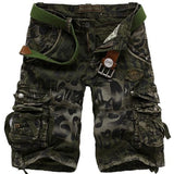 Men's Outdoor Multi-pocket Loose Camo Cargo Shorts
