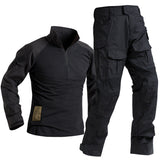 G3 Combat Clothing Suit Men's Tactical Uniform（With Removable Knee Pads）