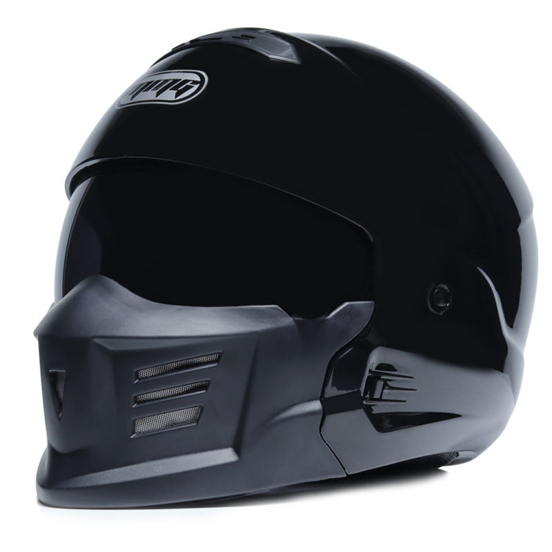 MMG Full Face Motorcycle Helmet DOT -Gloss Black