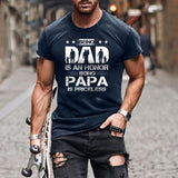 Papa Men's Cotton Short Sleeve T-Shirt