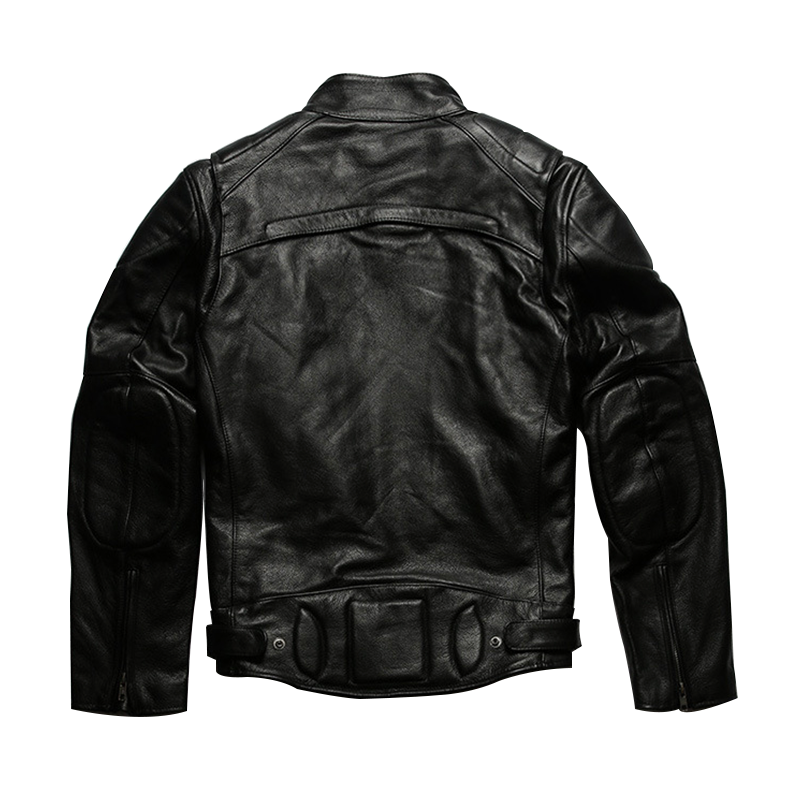 Espnman Genuine Leather Motorcycle Jacket