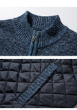 Men's Outdoor Warm Fleece Stand Collar Sweater Cardigan