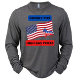 Donkey Pox And High Gas Prices Men's Fun Graphic Printed Cotton Long Sleeve T-Shirt