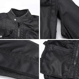 Summer Mesh Moto Armored Jacket