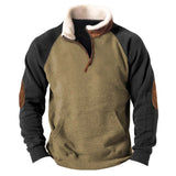 Men's Outdoor Tactical Quarter Pocket Zip Sweatshirt