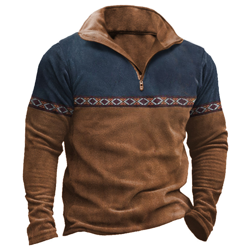 Men's Aztec Winter Sweatshirt