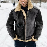 Men's Winter Warm Pocket Fleece Jacket