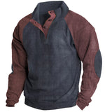 Men's Outdoor Waterproof Stand Collar Long Sleeve Sweater