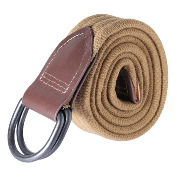 Men's Outdoor Tactical Double Buckle Canvas Belt