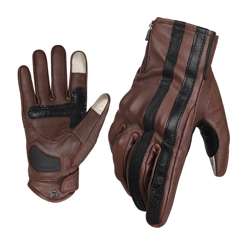 Motorcycle Leather Gloves For All Seasons