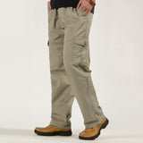 CUSUAL LOOSE MULTI-POCKETS  CARGO PANTS TACTICAL PANTS