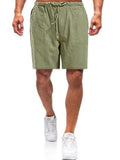 Men's Plus Size Casual Drawstring Beach Shorts