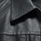 Men's Lapel Waterproof Leather Biker Jacket