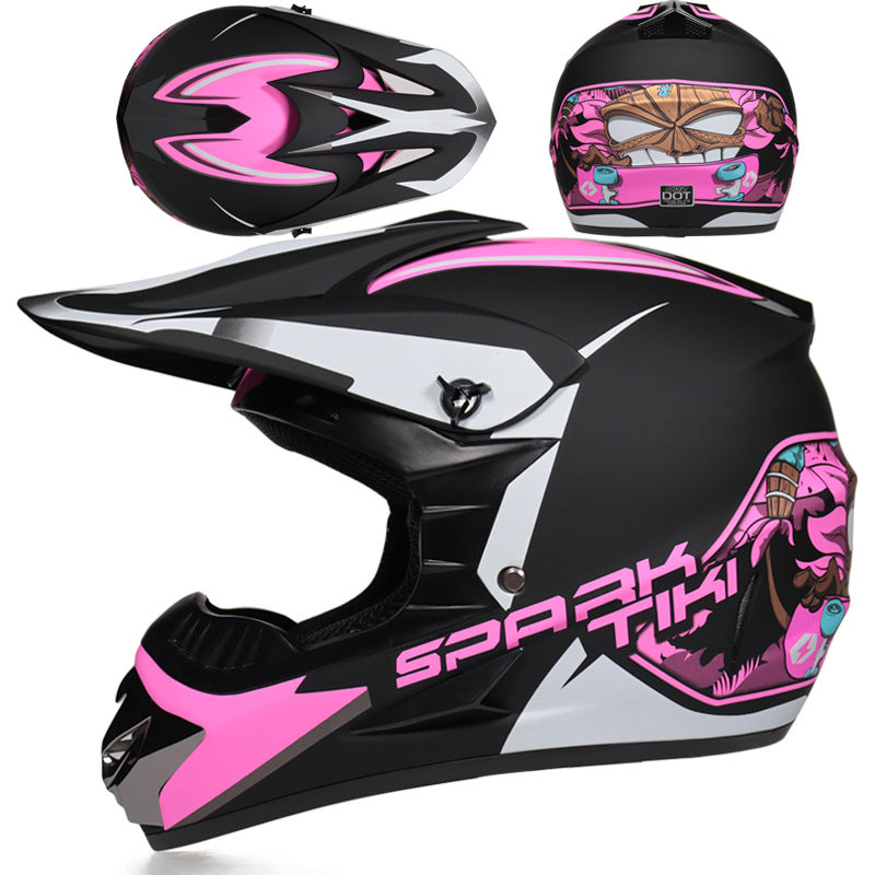 Alliance 202 Pink Motorcycle Racing Helmet