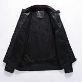 Sporty Leather Jacket Motorcycle Speed Racing Jacket