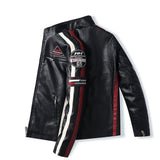 Racing Style Motorcycle Leather Jacket