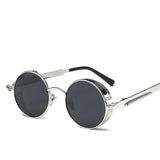 Steampunk Retro Round Sunglasses