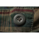 Men's Plaid Vintage Pocket Outdoor Shorts