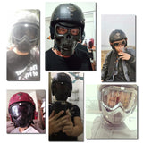 Vintage Harley 3/4 Open Face Helmet - Brown Leather