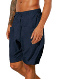 Men's Elastic Waist Casual Shorts