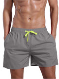 Solid Pockets Casual Beach Shorts