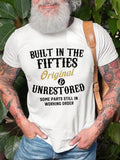 Built In The Fifties 50s Original Unrestored Printed T-Shirts & Tops