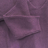 Men's V-Neck Knit Pullover Sweater