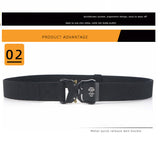 Outdoor Tactical Belt Quick Release Aluminum Alloy Outer Belt