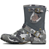 Suede Cotton Sponge Edition Ball Bottom Camouflage Martin Boots