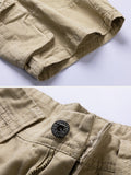 Men's Outdoor Wear-Resistant Breathable Sweat-wicking Multi-pocket Cargo Shorts