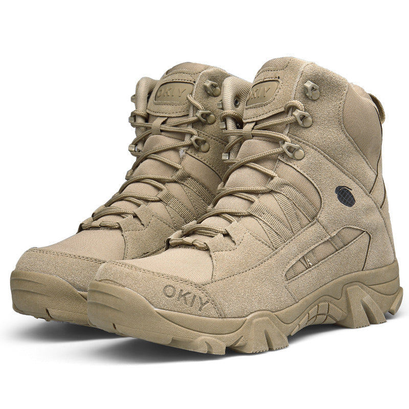 Men's High-top Tactical Outdoor Boots Lightweight Military Boots