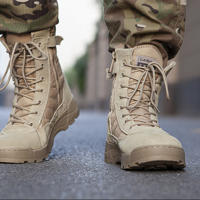 Archon Men's Outdoor Military Combat Boots Lightweight Waterproof Tactical Boots