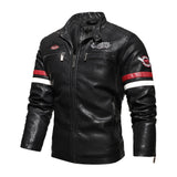 Speed Leather Jacket Motorcycle Badge Jacket