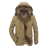 Men's Winter Parka Jackets Fleece Jacket Military Tactical Jackets Work Winter Coats Outdoors Jacket