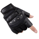TWS Leather Fingerless Tactical Glove