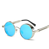 Steampunk Retro Round Sunglasses