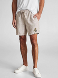 Men's Elastic Waist Cotton Linen Casual Pants