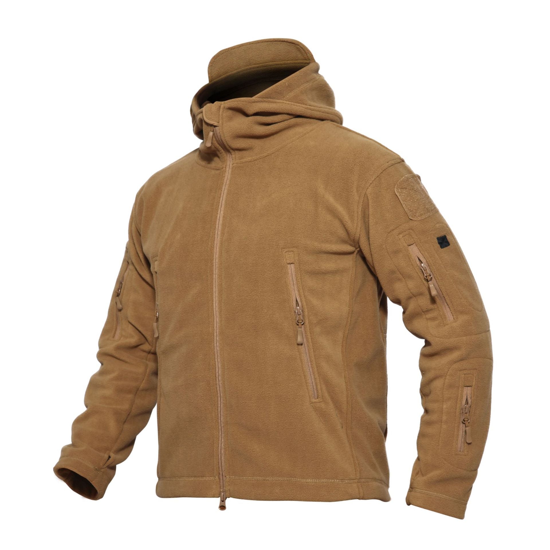 Archon Warm Fleece Hooded Tactical Military Jacket Coat