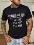 Funny Sarcasm Intelligence Test T-shirt